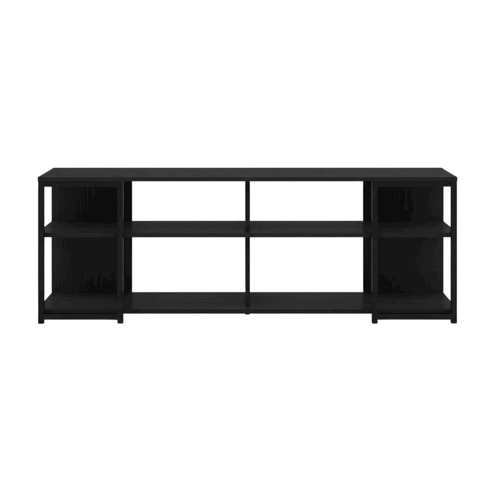 Modern TV Stand for 65-Inch Screens with Metal and Wood Finish