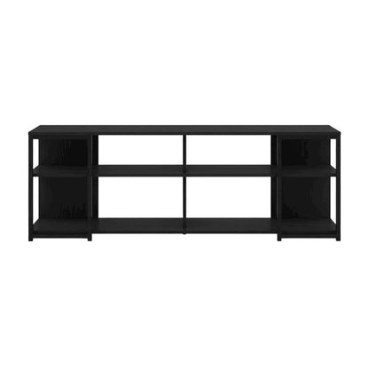 Modern TV Stand for 65-Inch Screens with Metal and Wood Finish