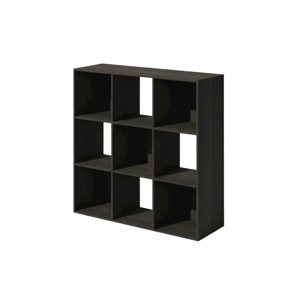 Wood Bookcase with Open Shelving for Living Room Storage