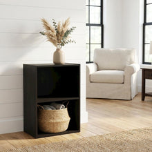Wood Bookcase with Open Shelving and Classic Design for Home Office Storage