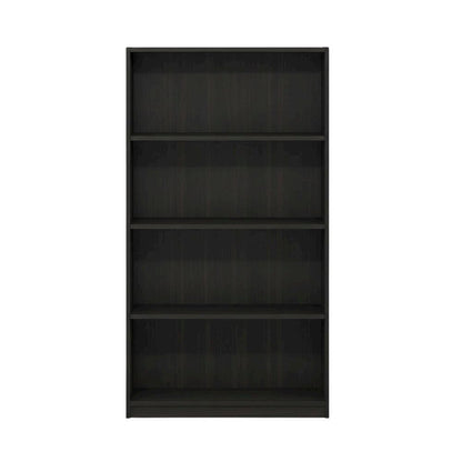 Wooden bookcase with sleek design, sturdy construction, and versatile storage