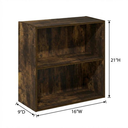 Wooden bookcase with sleek design for home or office storage