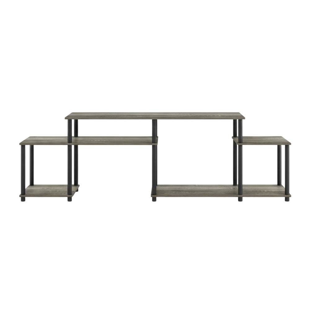 Wood TV stand for 55-inch screens with modern design and durable construction
