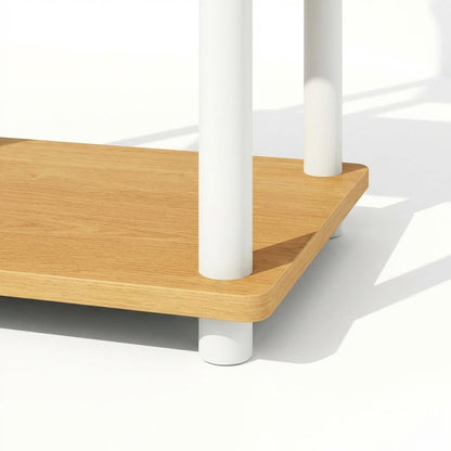 Wooden Bookcase with Open Shelving for Modern Storage and Display