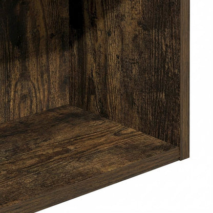 Wooden Bookcase with Sturdy Construction and Space-Saving Design