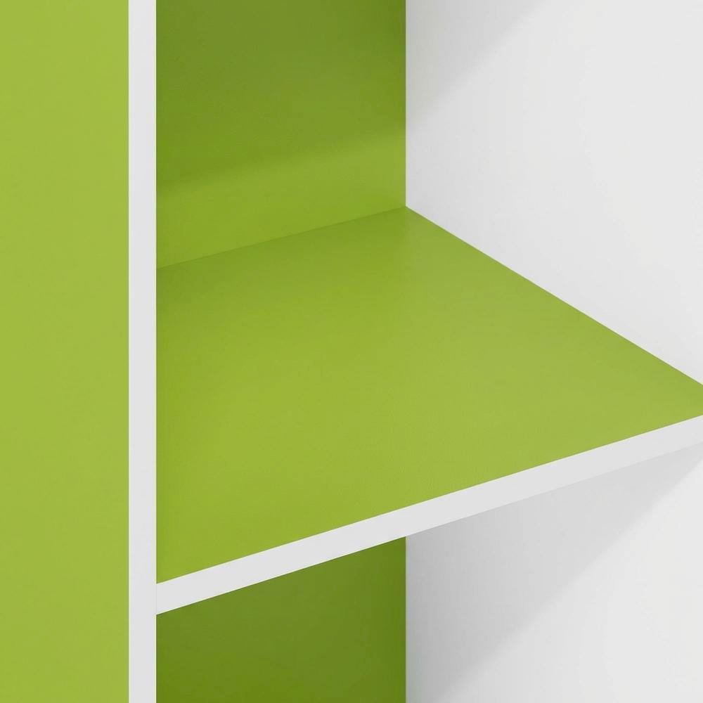Storage solution with 2 open tiers, suitable for living room or office