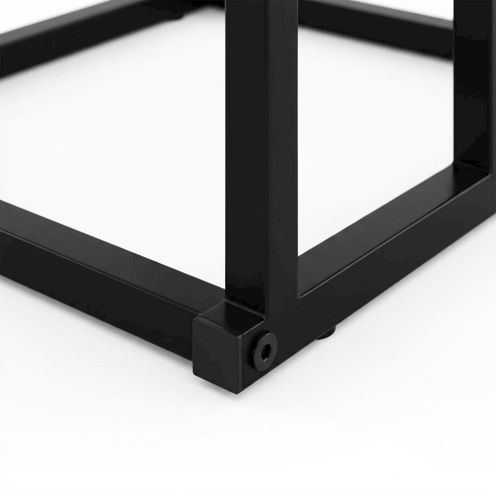 French Oak Grey, Side Table, Quality Build, Durable Wood Frame