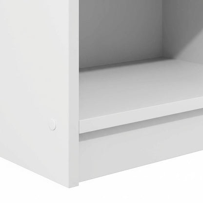 Modern Wood Bookcase with Adjustable Shelves for Living Room Storage