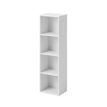 Wooden 4-Tier Open Shelf Closet Organizer for Multipurpose Storage, Organization