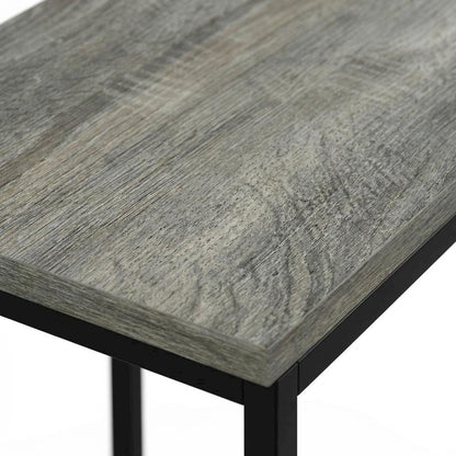 French Oak Grey, Side Table, Quality Build, Durable Wood Frame