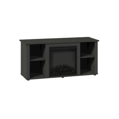 Brown Electric Fireplace TV Stand with Storage for 55 Inch Screens
