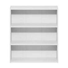 Wooden Bookcase with Open Shelves for Home Office and Living Room