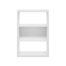 Wooden bookcase with clean design and sturdy construction