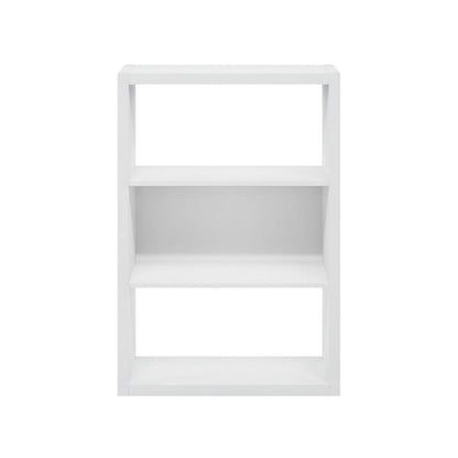 Wooden bookcase with clean design and sturdy construction