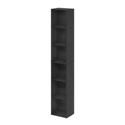 Wooden bookcase with modern design for home or office storage