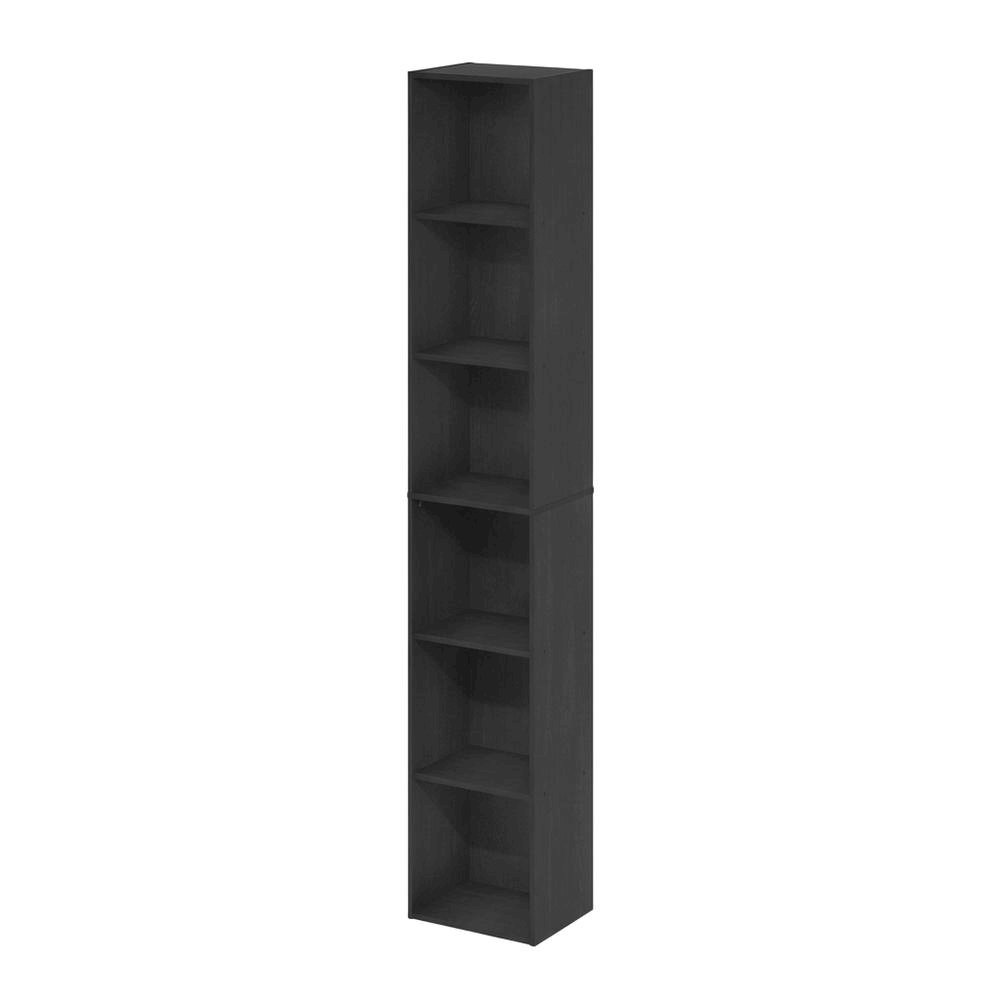 Wooden bookcase with modern design for home or office storage