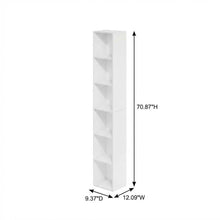 Wooden bookcase with classic design, sturdy construction for home, office