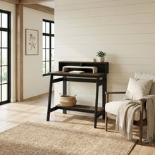 Columbia Walnut A Frame Computer Desk with Modern Style and Stable Frame