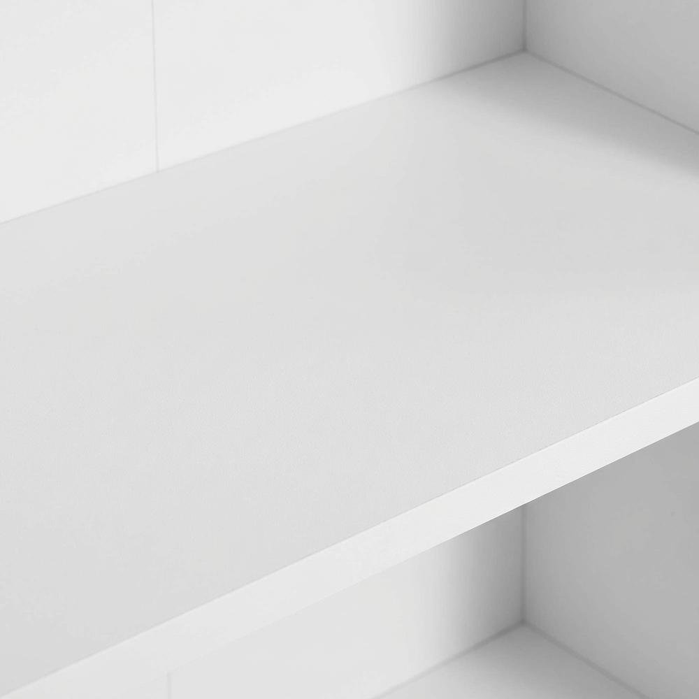 Wooden Bookcase with Open Shelves for Home Office and Living Room