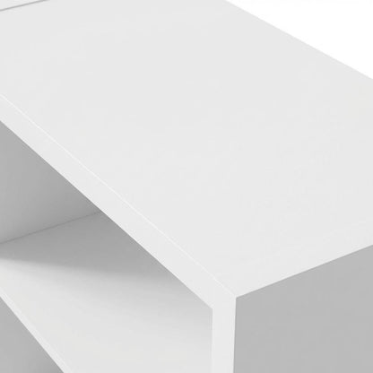 Wooden bookcase with clean design and sturdy construction