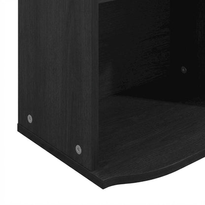 Blackwood 5-Tier Corner Open Shelf Bookcase with Spacious Storage