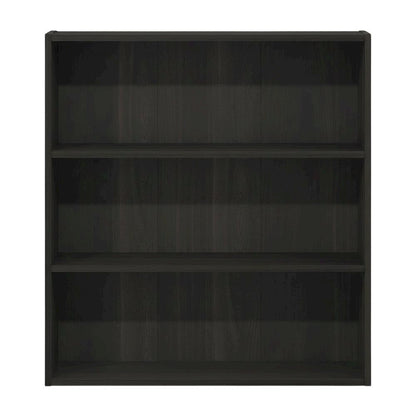 Wooden bookcase in finish with open shelving design for versatile storage