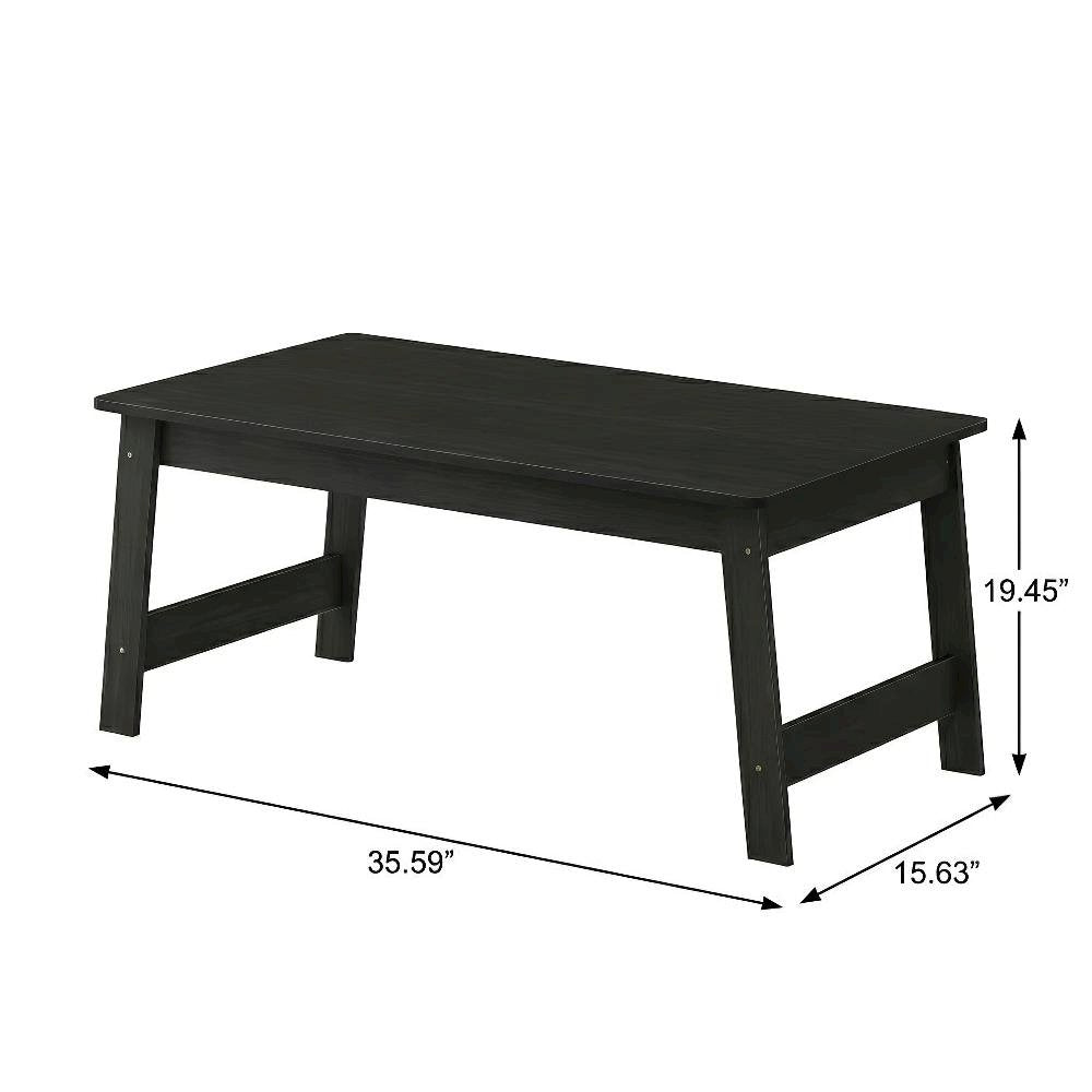 Espresso Coffee Table with Simple Design and Lightweight Construction 18040EX