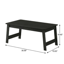 Espresso Coffee Table with Simple Design and Lightweight Construction 18040EX
