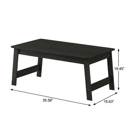 Espresso Coffee Table with Simple Design and Lightweight Construction 18040EX
