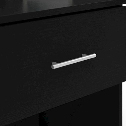 Americano Nightstand Set, Single Drawer, Handle, Modern Bedroom Storage Solution