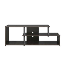 Espresso Low Rise TV Stand with Composite Wood Construction and Modern Design