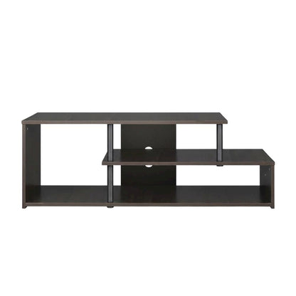 Espresso Low Rise TV Stand with Composite Wood Construction and Modern Design
