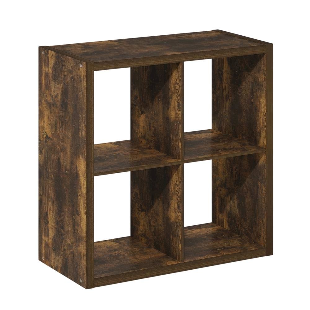 Wooden bookcase with clean design for versatile storage