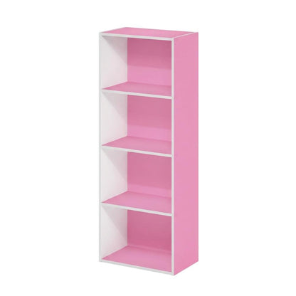Wood Bookcase with Open Shelving for Storage and Display
