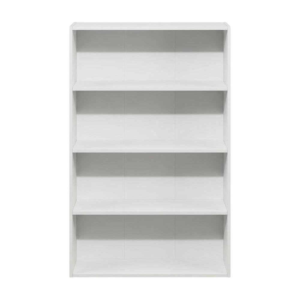 Wooden Bookcase with Open Shelving for Home Office and Living Room
