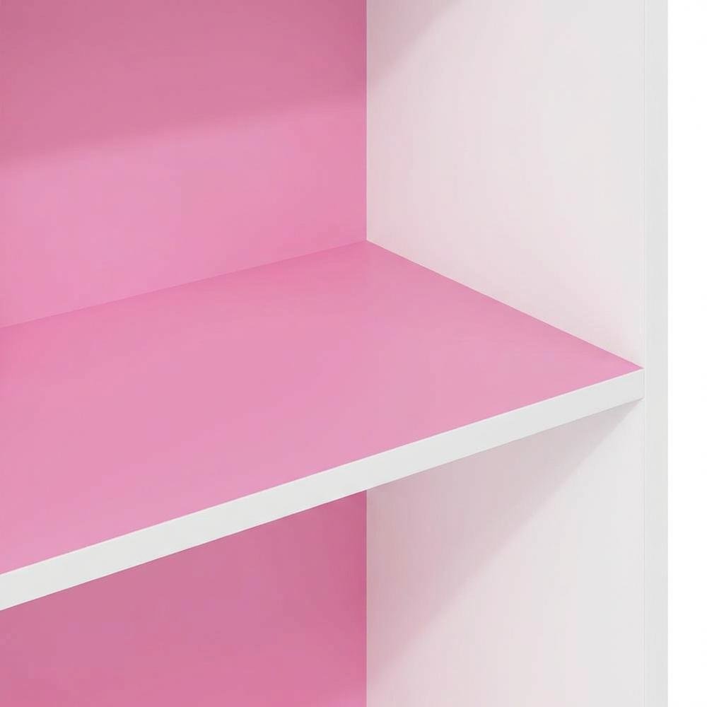 Wood Bookcase with Open Shelving for Storage and Display