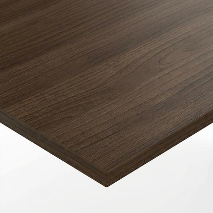 Modern Walnut 35-Inch Rectangular Desk Return For Executive Office Space