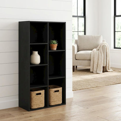 Blackwood 7-Cube Reversible Storage Shelf With Open Design For Organized Living