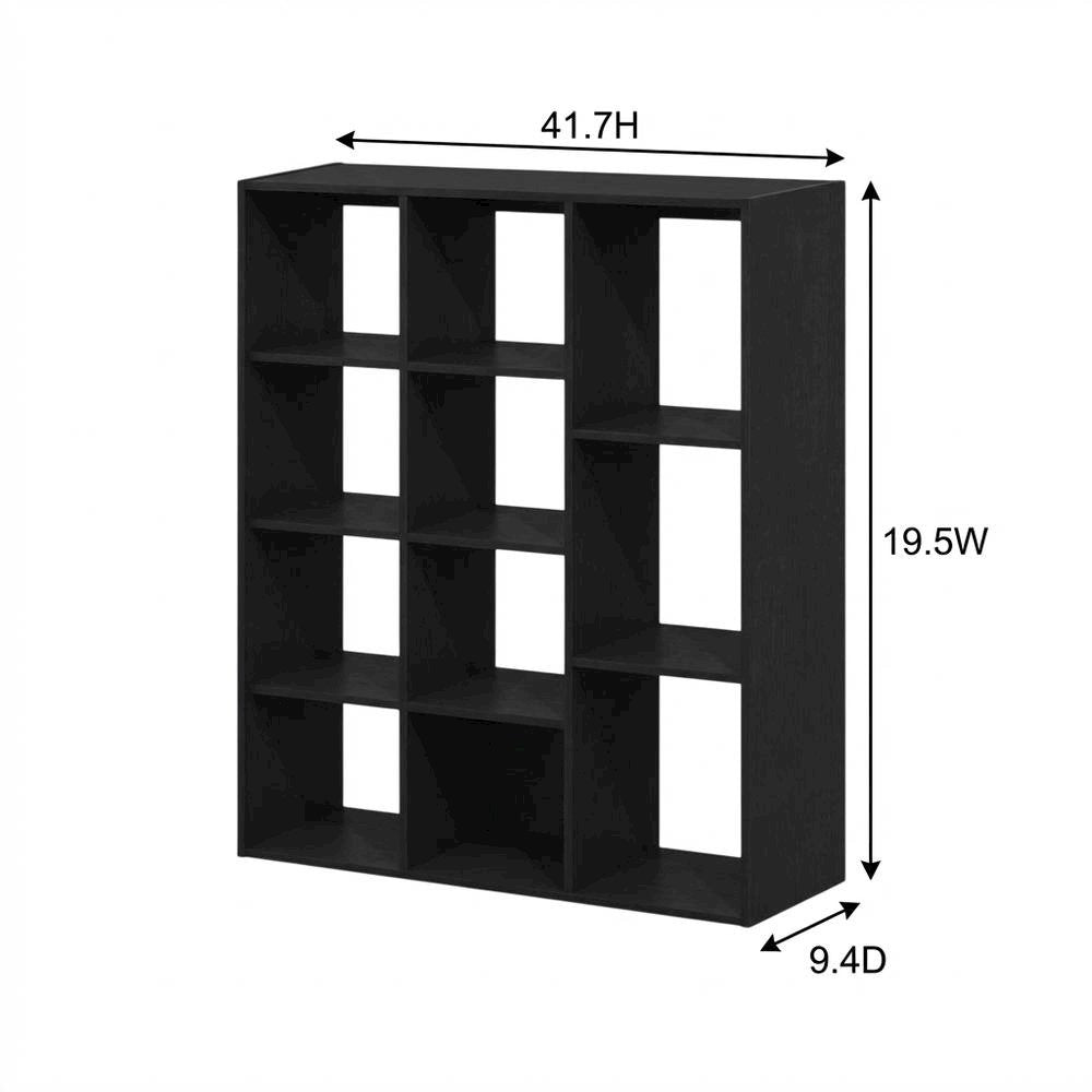 Blackwood 7-Cube Reversible Storage Shelf With Open Design For Organized Living