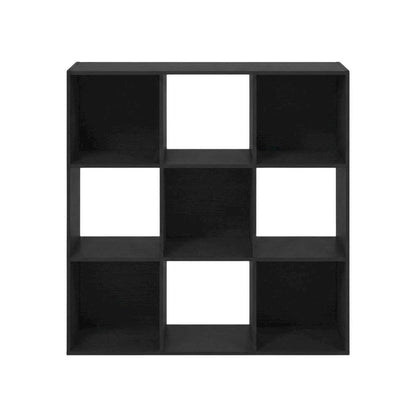 Americano 9-Cube Open Storage Shelf Organizer, 36 Inch Wide