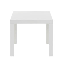 White, Side Table, Quality Build, Durable Wood Frame