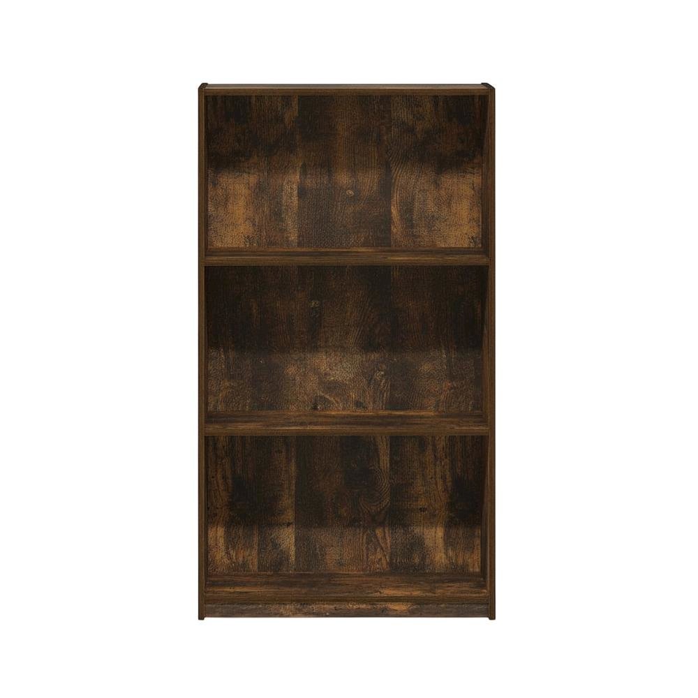 Wooden bookcase with minimalist design and sturdy construction