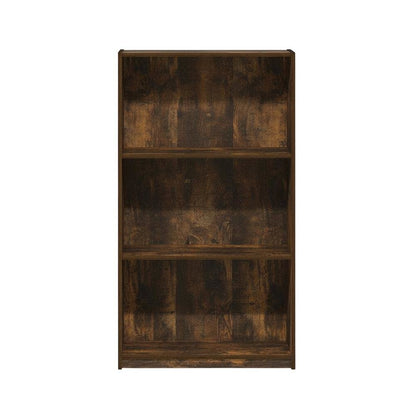 Wooden bookcase with minimalist design and sturdy construction