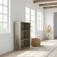 Wooden Bookcase with Adjustable Shelf and Modern Design for Living Room
