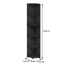 Wooden bookcase with sleek design for home or office storage