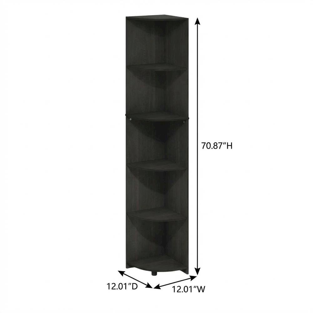 Wooden bookcase with sleek design for home or office storage