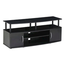 Contemporary Large Entertainment Center for Up to 50-In TV with Storage