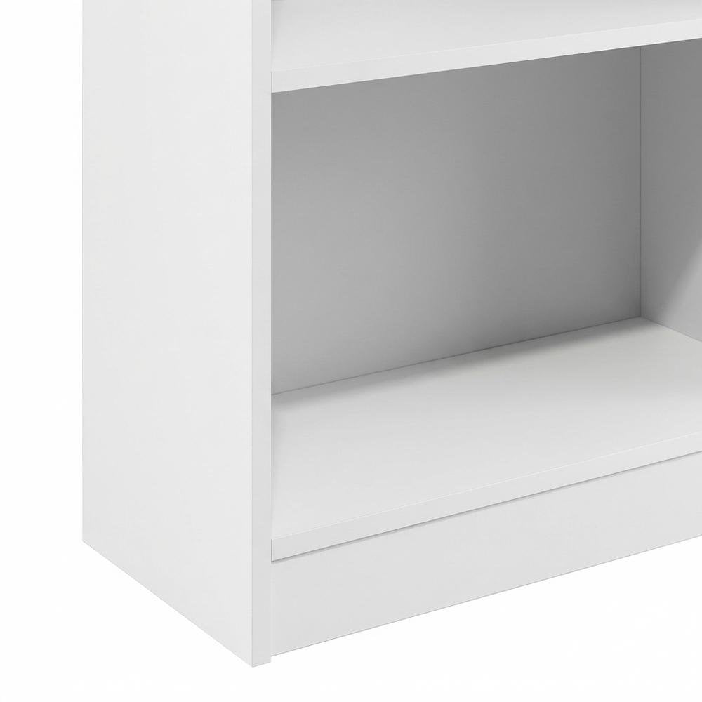 Wooden Bookcase with Adjustable Shelves for Living Room and Office