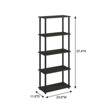 Wood bookcase with sleek design, durable construction, ideal for modern home
