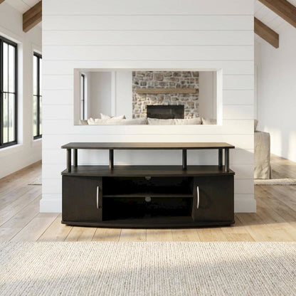 Darkwood Large Entertainment Center for TVs up to 55 inches with Storage
